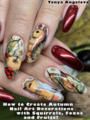 cover image of How to Create Autumn Nail Art Decorations with Squirrels, Foxes and Fruits?